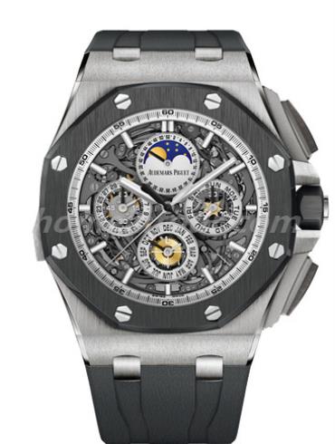 爱彼26571IO.OO.A002CA.01男表皇家橡树离岸型系列-黑色表带/表径44mm