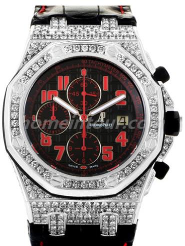 爱彼26191BC.ZZ.D002CR.01男表皇家橡树离岸型系列-黑色表带/表径—mm