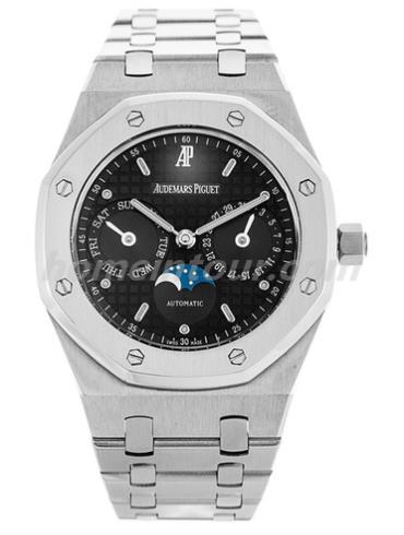 爱彼25594ST.OO.0789ST.04男表千禧系列-银色表带/表径38mm