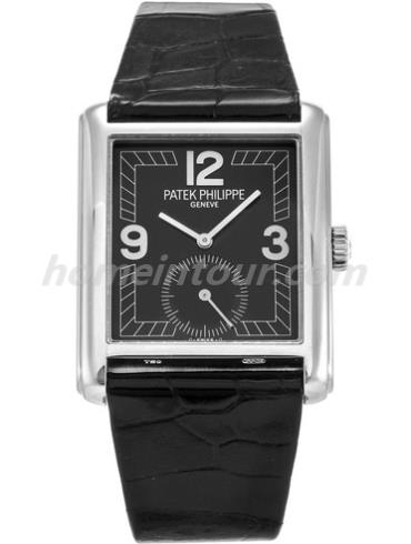 百达翡丽5014G-010男表Gondolo系列-黑色表带/表径27x27mm