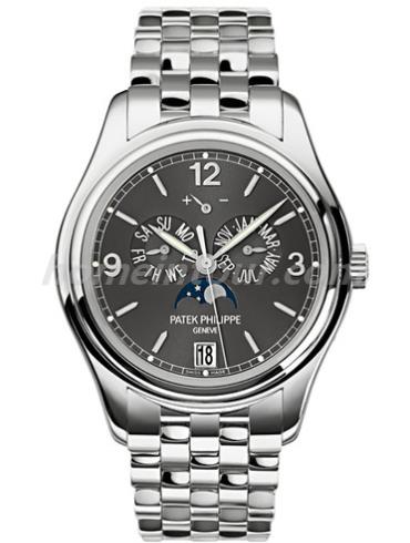 百达翡丽5146_1G-010男表复杂功能时计系列-银色表带/表径39mm