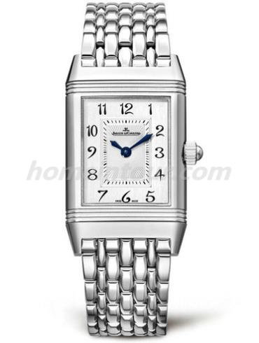 积家Q2668112女表Reverso翻转系列-银色表带/表径22x33mm