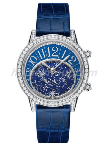 积家Q3483590女表约会系列-蓝色表带/表径37.5mm