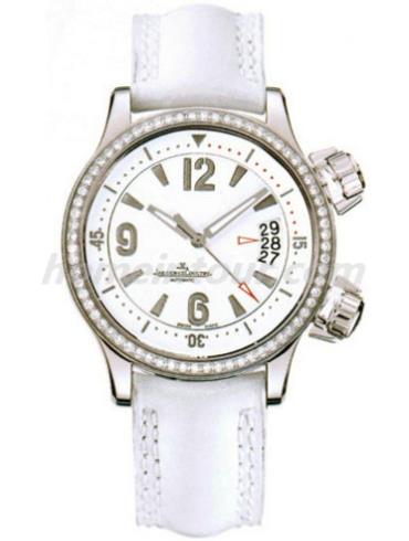 积家Q1728421女表-白色表带/表径37mm