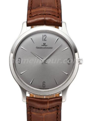 积家Q1453470男表Master大师系列-棕色表带/表径34mm