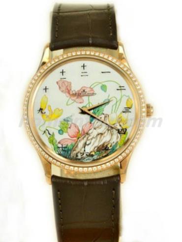 积家Q13424C8女表Master大师系列-黑色表带/表径38mm