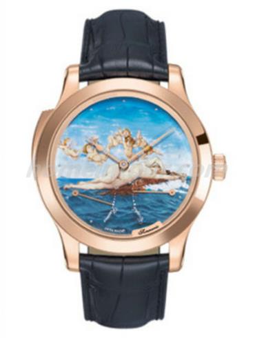 积家Q1642429男表Master大师系列-黑色表带/表径44mm