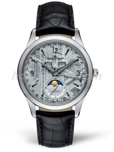 积家Q1558421男表Master大师系列-黑色表带/表径39mm