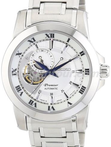精工SSA213J1男表Premier系列-银色表带/表径43mm
