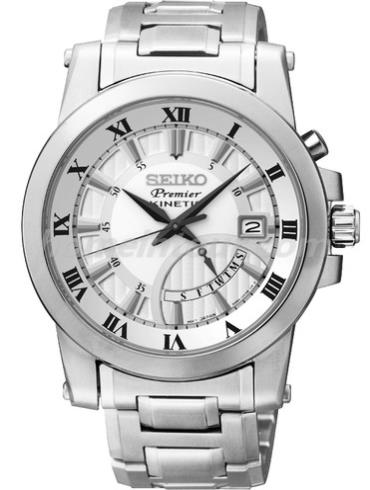 精工SRN037J1男表Premier系列-银色表带/表径41mm