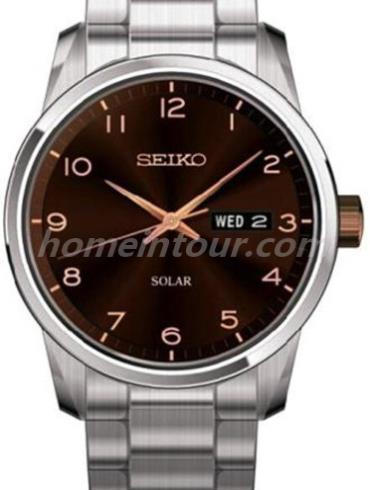 精工SNE305J1男表Spirit系列-银色表带/表径38.95mm