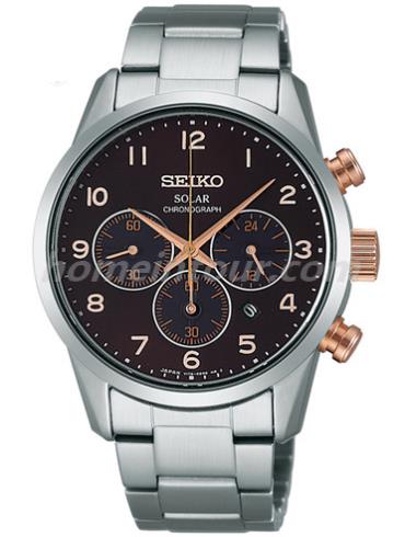 精工SBPY095G男表Spirit系列-银色表带/表径39mm