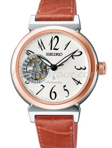 精工SSA898J1女表Lukia系列-红色表带/表径34mm