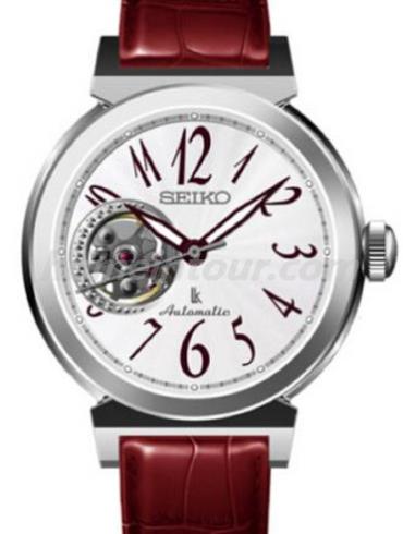 精工SSA895J1女表Lukia系列-红色 表带/表径34mm