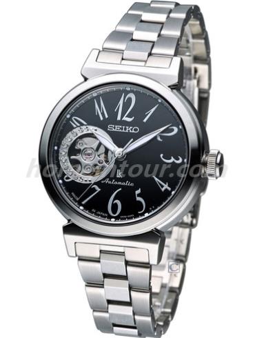 精工SSA897J1女表Lukia系列-银色表带/表径34mm