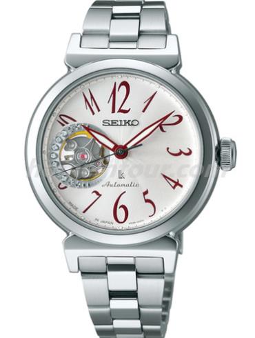 精工SSA899J1女表Lukia系列-银色表带/表径34mm