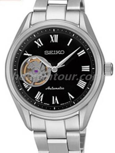 精工SSA875J1情侣表Presage系列-银色表带/表径&#8211;