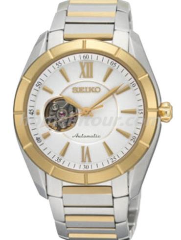 精工SSA108J1男表Presage系列-间金色表带/表径40mm