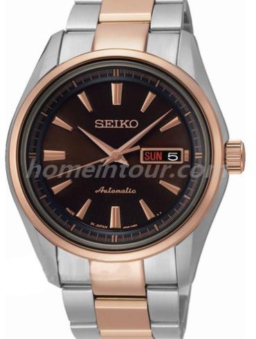 精工SSA112J1男表Presage系列-银色表带/表径40mm