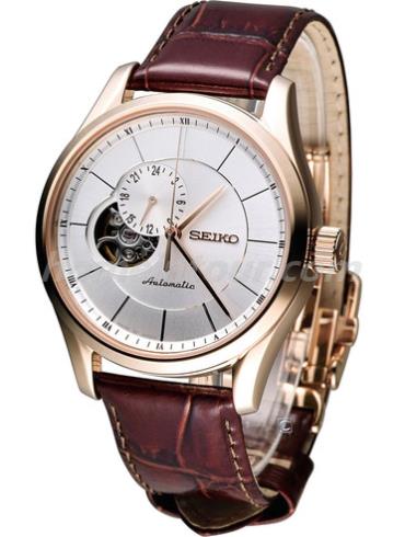 精工SSA144J1男表Presage系列-棕色表带/表径40.5mm