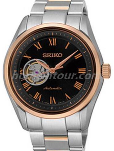 精工SSA254J1男表Presage系列-间金色表带/表径&#8211;