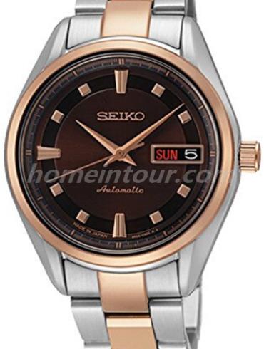 精工SRP890J1情侣表Presage系列-间金色表带/表径34mm