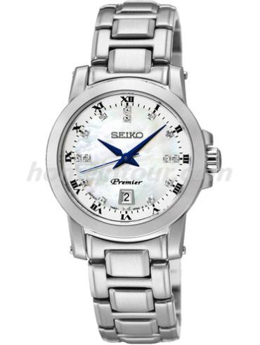 精工SXDG15J1女表Premier系列-银色表带/表径27.7mm