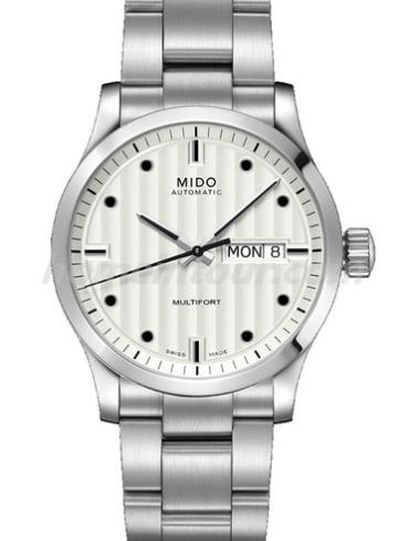 美度M005.830.11.031.00男表舵手系列-银色表带/表径38mm