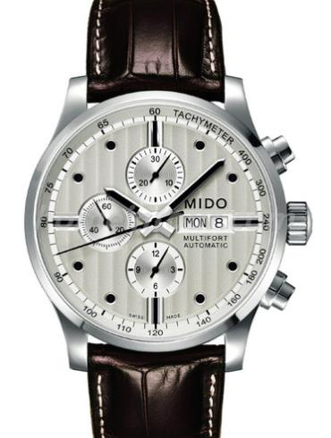 美度M005.614.16.031.00男表舵手系列-深棕色表带/表径44mm