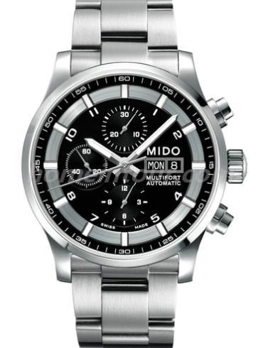 美度M005.614.11.057.01男表舵手系列-银色表带/表径44mm