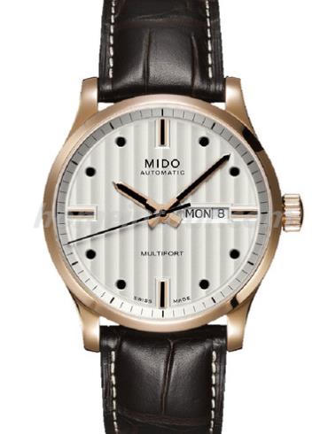 美度M005.430.36.031.00男表舵手系列-深棕色表带/表径42mm