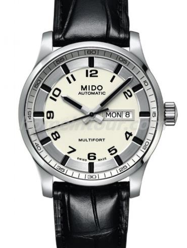 美度M005.430.16.032.00男表舵手系列-黑色表带/表径42mm