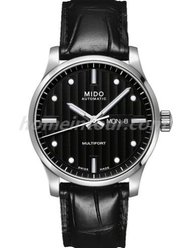 美度M005.430.16.031.01男表舵手系列-黑色表带/表径42mm