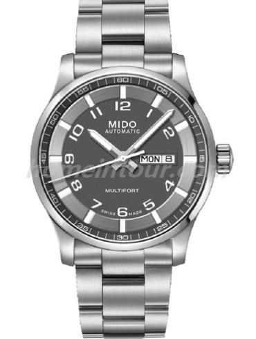 美度M005.430.11.082.00男表舵手系列-银色表带/表径42mm