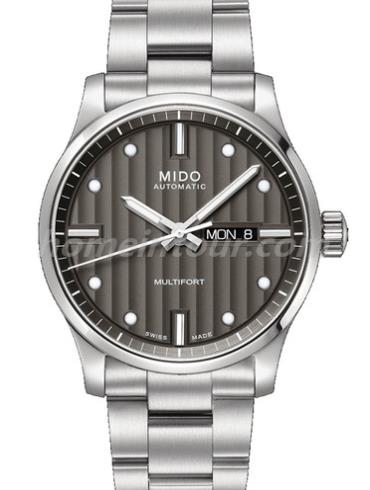 美度M005.430.11.061.00男表舵手系列-银色表带/表径42mm