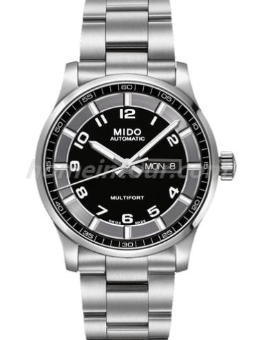 美度M005.430.11.052.00男表舵手系列-银色表带/表径42mm