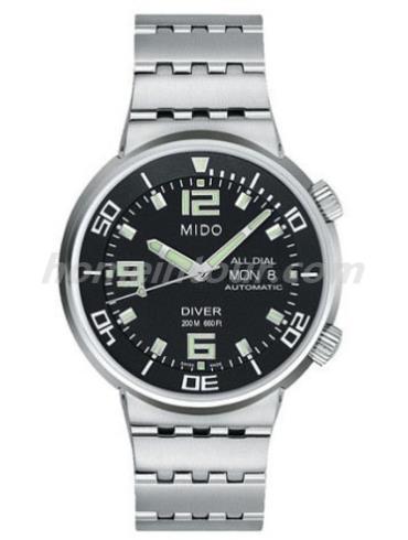 美度M8370.4.58.1男表完美系列-银色表带/表径42mm