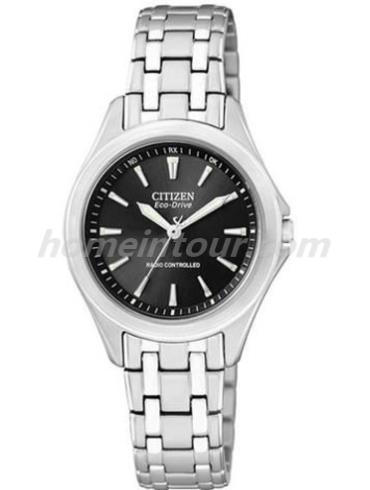 西铁城ES5040-51E女表光动能系列-银色表带/表径29mm