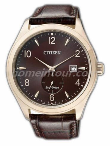 西铁城BV1103-06W男表光动能系列-棕色表带/表径43mm