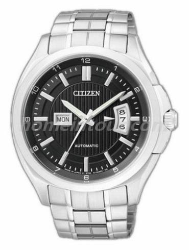 西铁城NP4030-58EB男表机械系列-银色表带/表径45mm