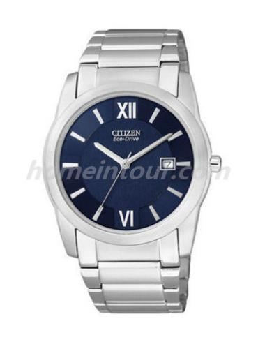 西铁城BM6501-53L男表光动能系列-银色表带/表径38mm