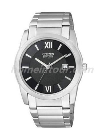 西铁城BM6501-53E男表光动能系列-银色表带/表径38mm