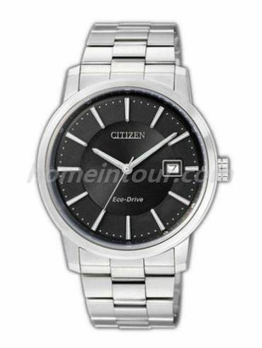 西铁城BM6471-52E男表光动能系列-银色表带/表径38mm