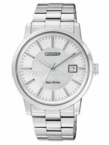 西铁城BM6471-52A男表光动能系列-银色表带/表径38mm