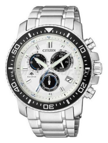 西铁城AS8010-54A男表光动能系列-银色表带/表径43mm