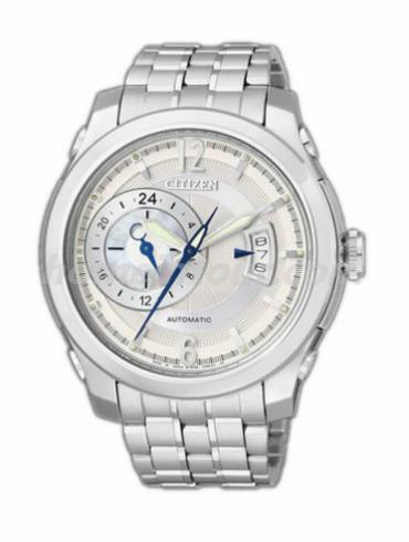 西铁城NP3000-54A男表机械系列-银色表带/表径44mm