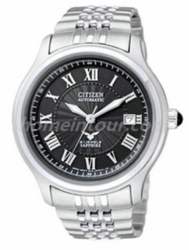 西铁城NJ2166-55E男表机械系列-银色表带/表径42mm