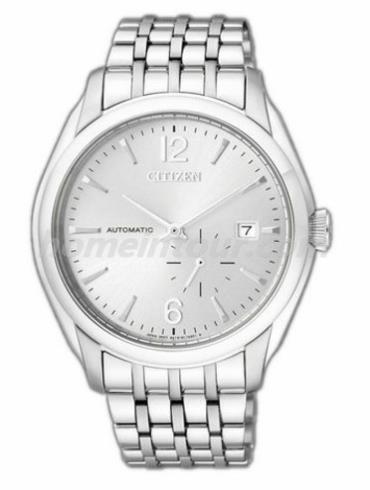 西铁城NJ0060-57A男表机械系列-银色表带/表径40mm