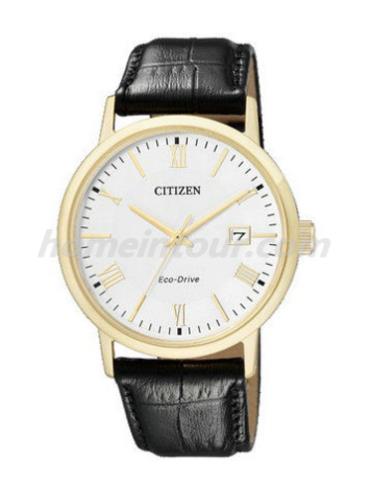 西铁城BM6772-05A男表光动能系列-黑色表带/表径37mm