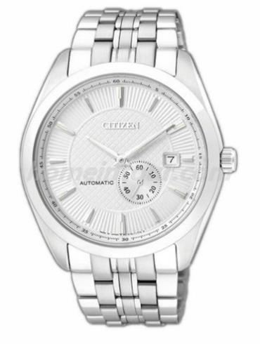 西铁城NJ0030-58A男表机械系列-银色表带/表径41mm